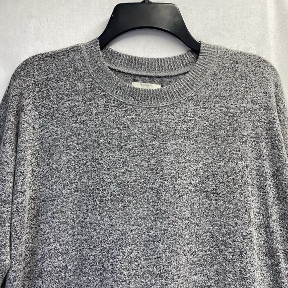 Lucky Brand Crewneck Long Sleeve Soft Knit Sweatshirt Women XS Gray Banded Hem - Picture 14 of 16